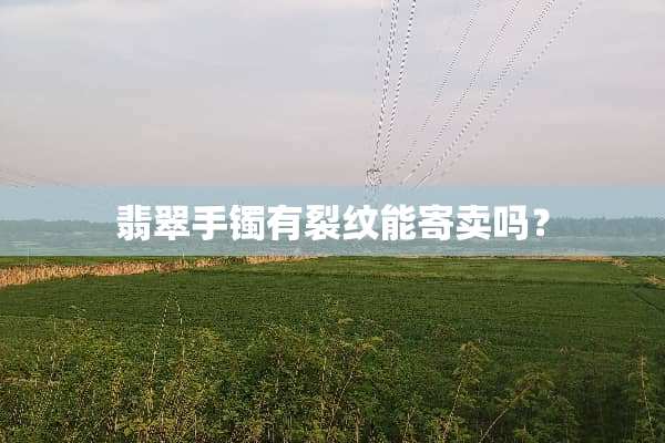 翡翠手镯有裂纹能寄卖吗？