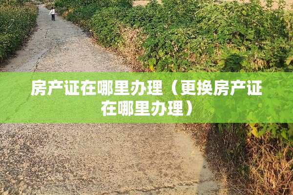 房产证在哪里办理（更换房产证在哪里办理）