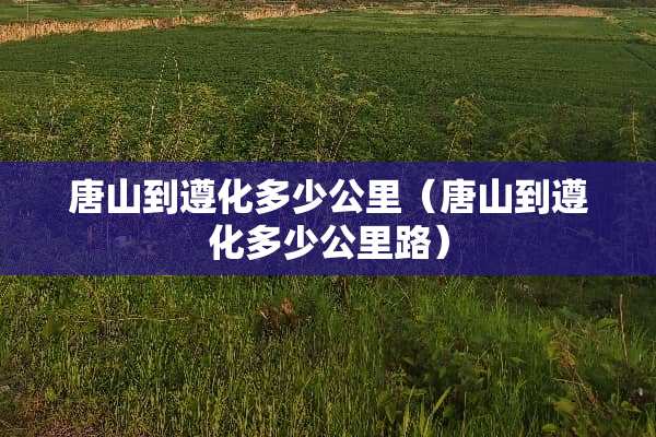 唐山到遵化多少公里（唐山到遵化多少公里路）