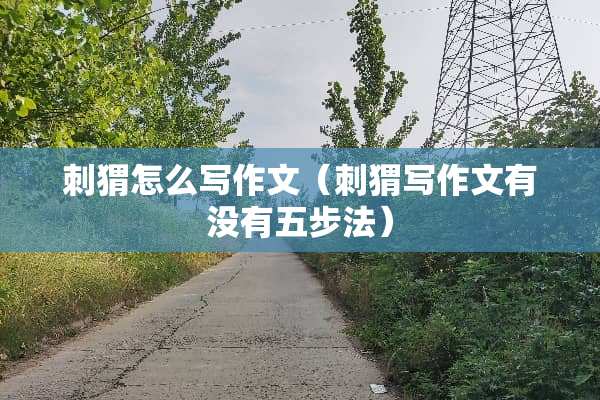 刺猬怎么写作文（刺猬写作文有没有五步法）