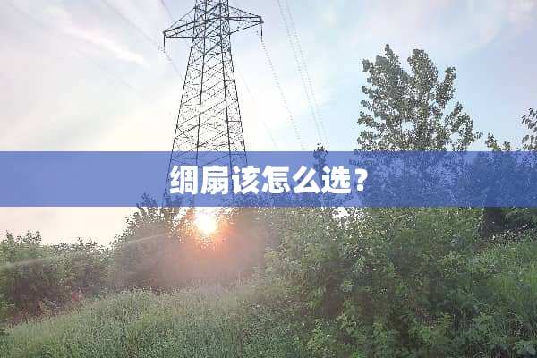 绸扇该怎么选？