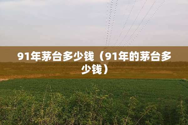 91年茅台多少钱（91年的茅台多少钱）