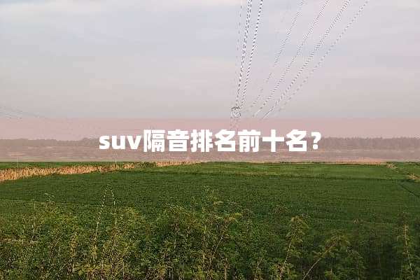 suv隔音排名前十名？