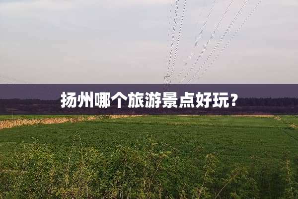 扬州哪个旅游景点好玩？