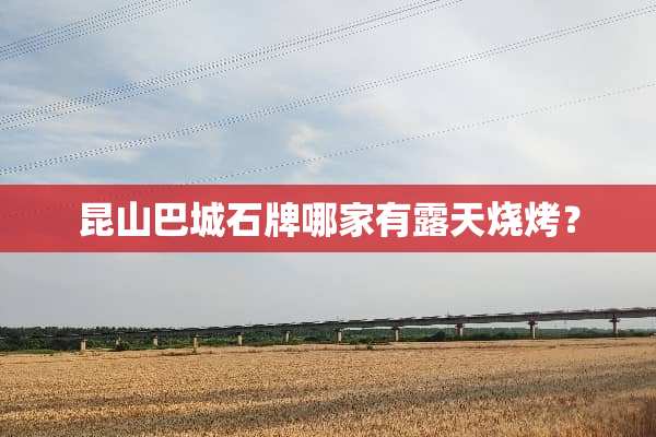 昆山巴城石牌哪家有露天烧烤？