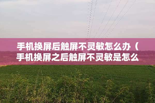 手机换屏后触屏不灵敏怎么办（手机换屏之后触屏不灵敏是怎么回事）
