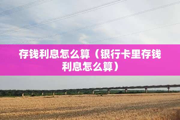 存钱利息怎么算（***里存钱利息怎么算）