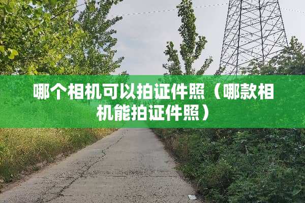 哪个相机可以拍**照（哪款相机能拍**照）