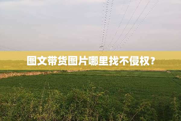 图文带货图片***不侵权？