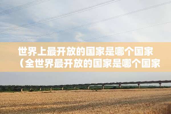 世界上最开放的国家是哪个国家（全世界最开放的国家是哪个国家）