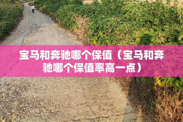 宝马和奔驰哪个保值（宝马和奔驰哪个保值率高一点）