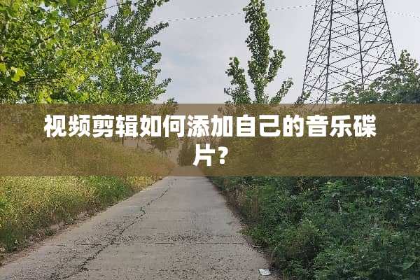 视频剪辑如何添加自己的音乐碟片？