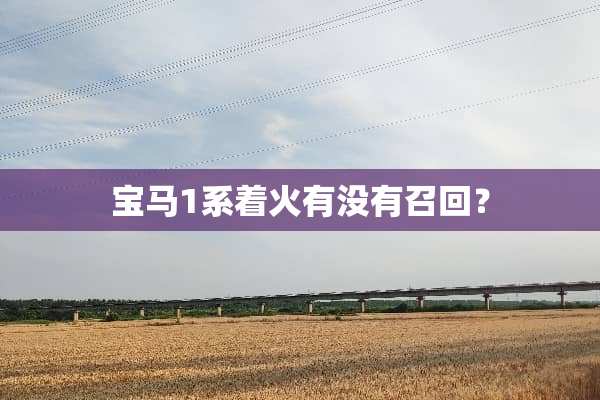 宝马1系着火有没有召回？