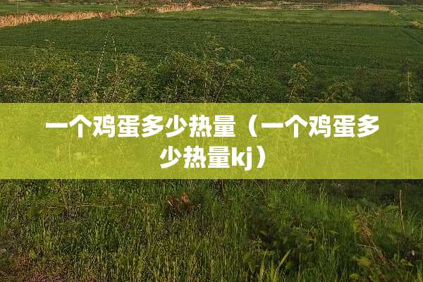 一个鸡蛋多少热量（一个鸡蛋多少热量kj）