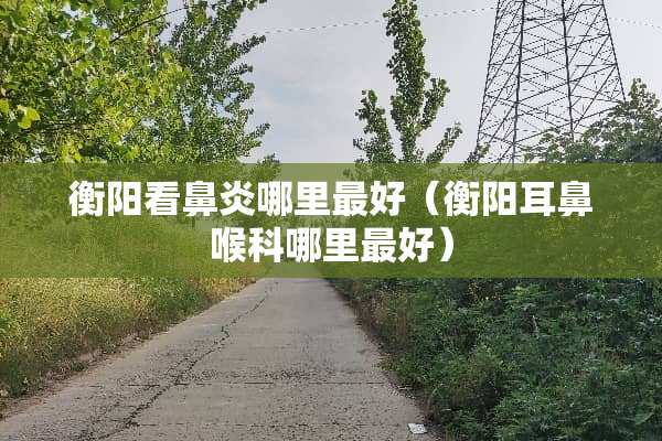 衡阳看鼻炎哪里最好（衡阳耳鼻喉科哪里最好）