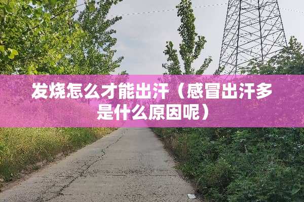 发烧怎么才能出汗（感冒出汗多是什么原因呢）