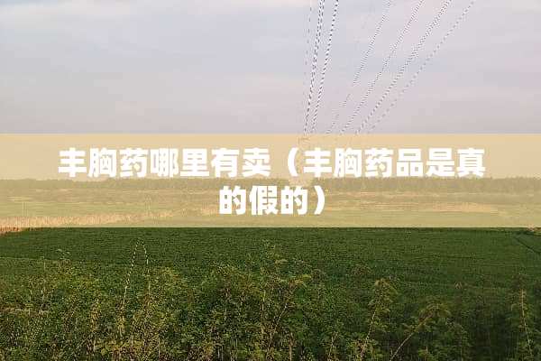 丰胸药哪里有卖（丰胸药品是真的假的）