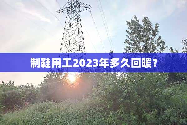 制鞋用工2023年多久回暖？