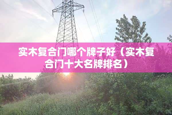 实木复合门哪个牌子好（实木复合门十大名牌排名）