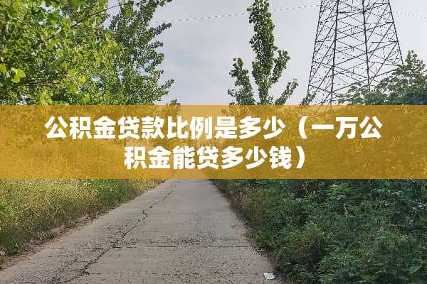 公积金贷款比例是多少（一万公积金能贷多少钱）