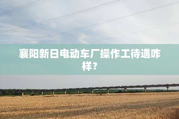 襄阳新日电动车厂操作工待遇咋样？