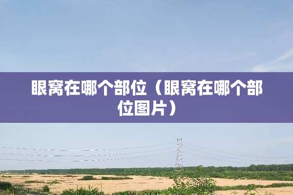 眼窝在哪个部位（眼窝在哪个部位图片）