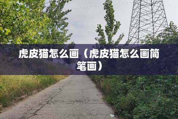 虎皮猫怎么画（虎皮猫怎么画简笔画）