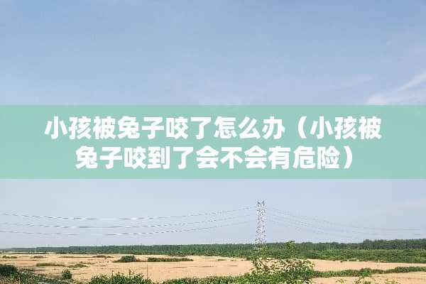 小孩被兔子咬了怎么办（小孩被兔子咬到了会不会有危险）
