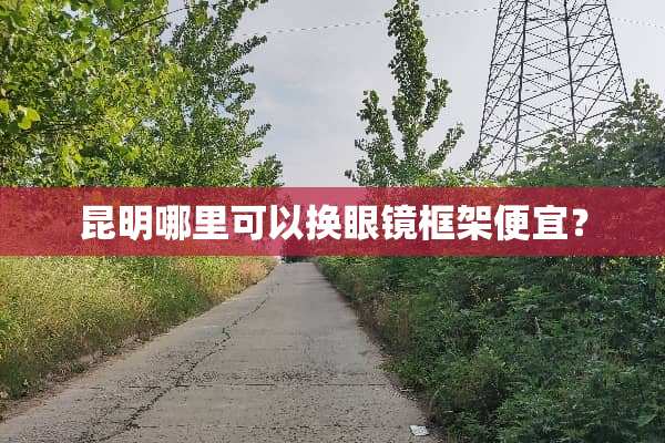 昆明哪里可以换眼镜框架便宜？
