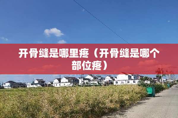 开骨缝是哪里疼（开骨缝是哪个部位疼）