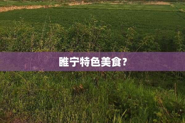 睢宁特色美食？