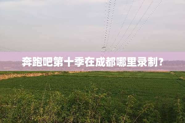 奔跑吧第十季在成都哪里录制？