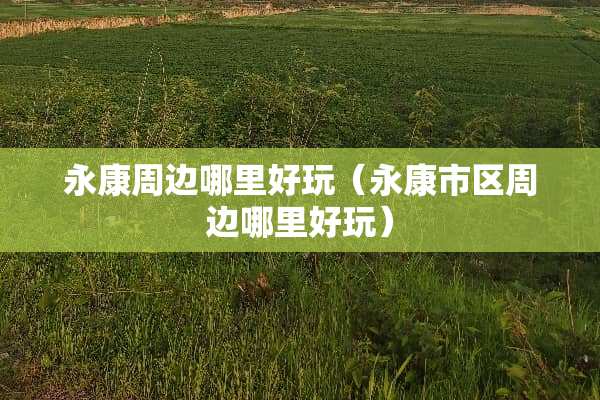 永康周边哪里好玩（永康市区周边哪里好玩）