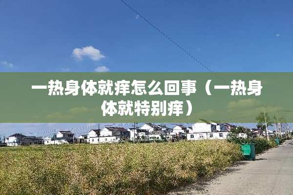 一热身体就痒怎么回事（一热身体就特别痒）