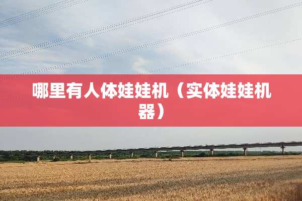 哪里有人体娃娃机（***娃机器）