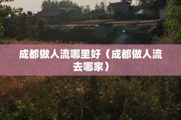 成都做人流哪里好（成都做人流去哪家）