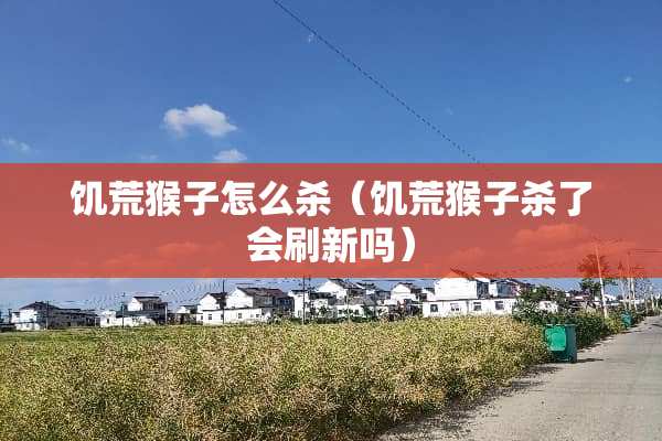 饥荒猴子怎么杀（饥荒猴子杀了会刷新吗）