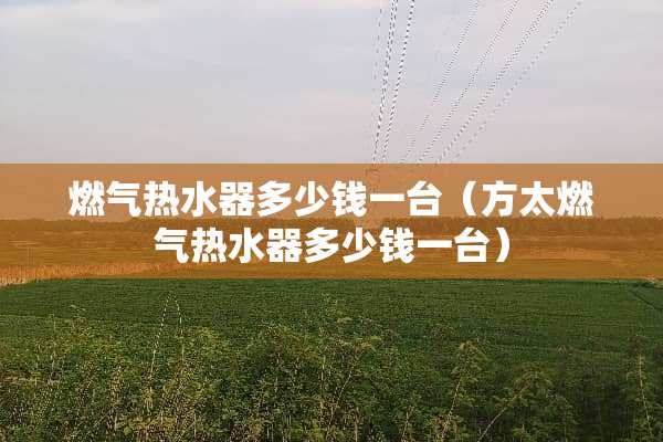 燃气热水器多少钱一台（方太燃气热水器多少钱一台）