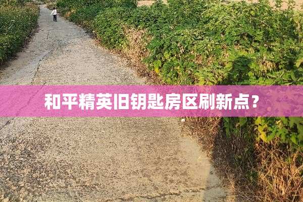 和平精英旧钥匙房区刷新点？