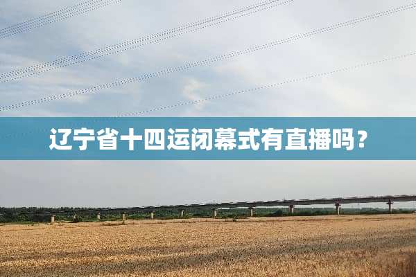 辽宁省十四运闭幕式有直播吗？