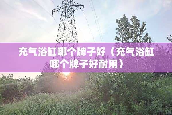 充气浴缸哪个牌子好（充气浴缸哪个牌子好耐用）