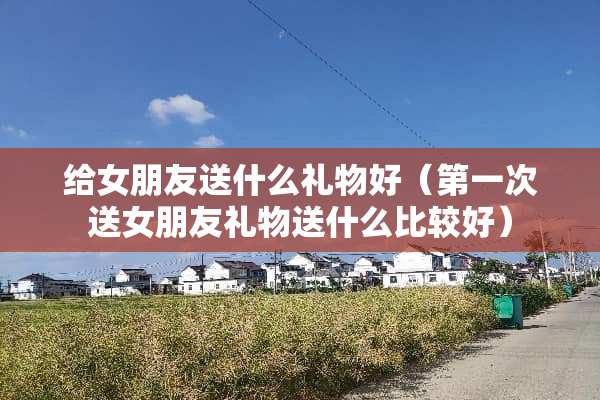 给女朋友送什么礼物好（第一次送女朋友礼物送什么比较好）