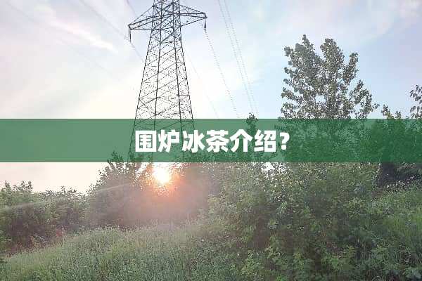 围炉冰茶介绍？