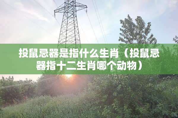 投鼠忌器是指什么生肖（投鼠忌器指十二生肖哪个动物）