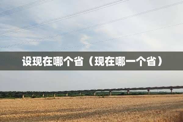 设现在哪个省（现在哪一个省）