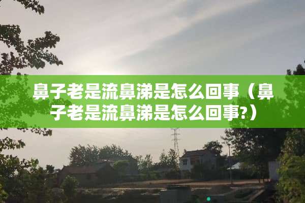 鼻子老是流鼻涕是怎么回事（鼻子老是流鼻涕是怎么回事?）