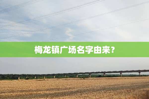 梅龙镇广场名字由来？
