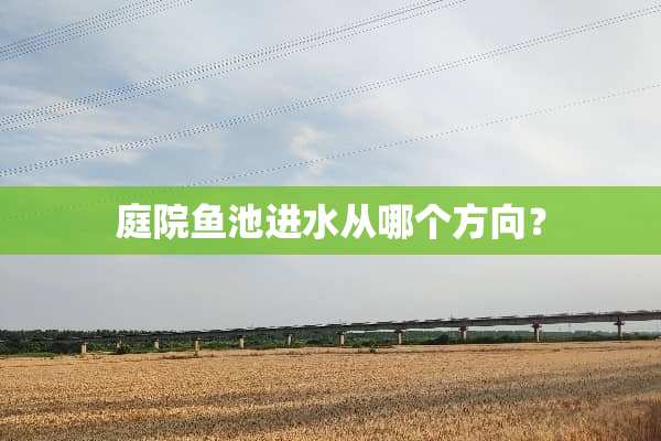 庭院鱼池进水从哪个方向？