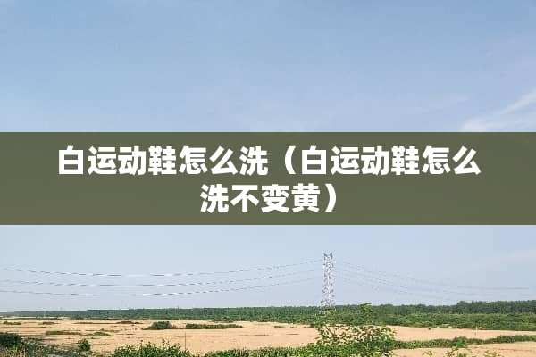 白运动鞋怎么洗（白运动鞋怎么洗不变黄）