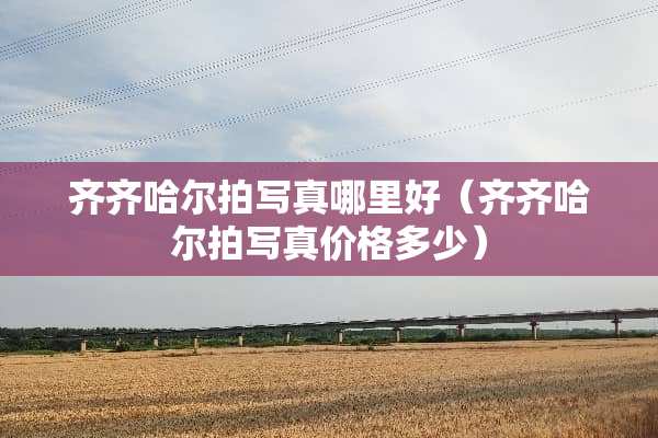 齐齐哈尔拍**哪里好（齐齐哈尔拍**价格多少）